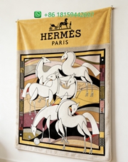 Hermes Throw Blankets